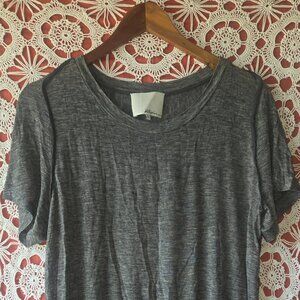 3.1 Phillip Lim Womens Grey Knit/Mesh Tee (L)